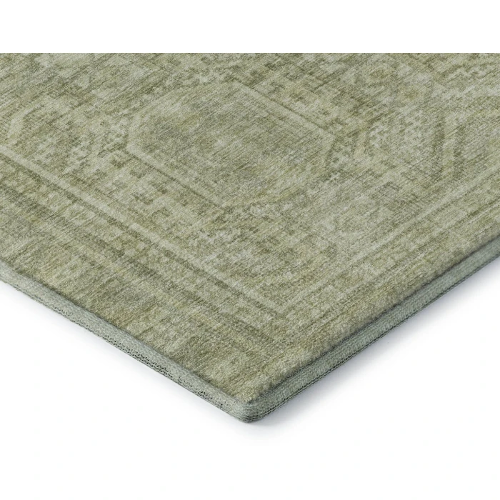 Addison Mayfield Green AMF1920 - 8ft. Round Rug