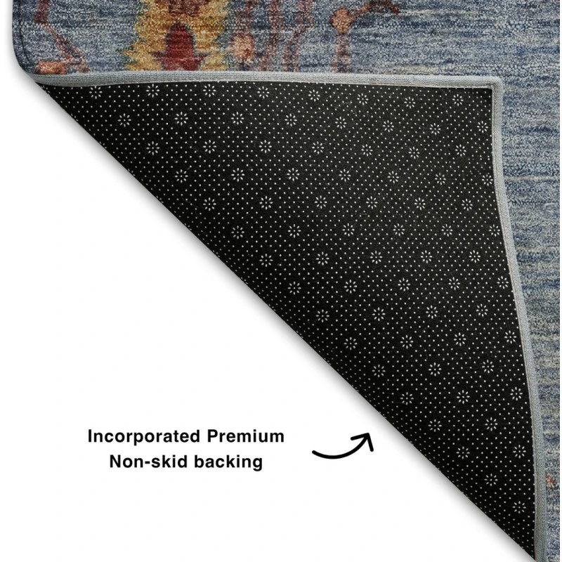 Addison Mayfield Blue AMF1922 - 8ft. Round Rug