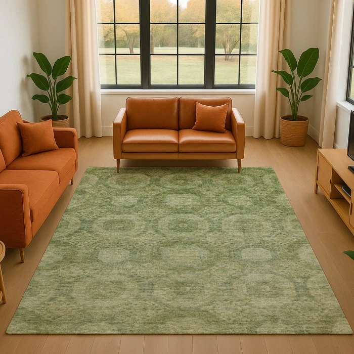 Addison Mayfield Green AMF1925 5ft. x 7ft. 6in. Rect. Rug
