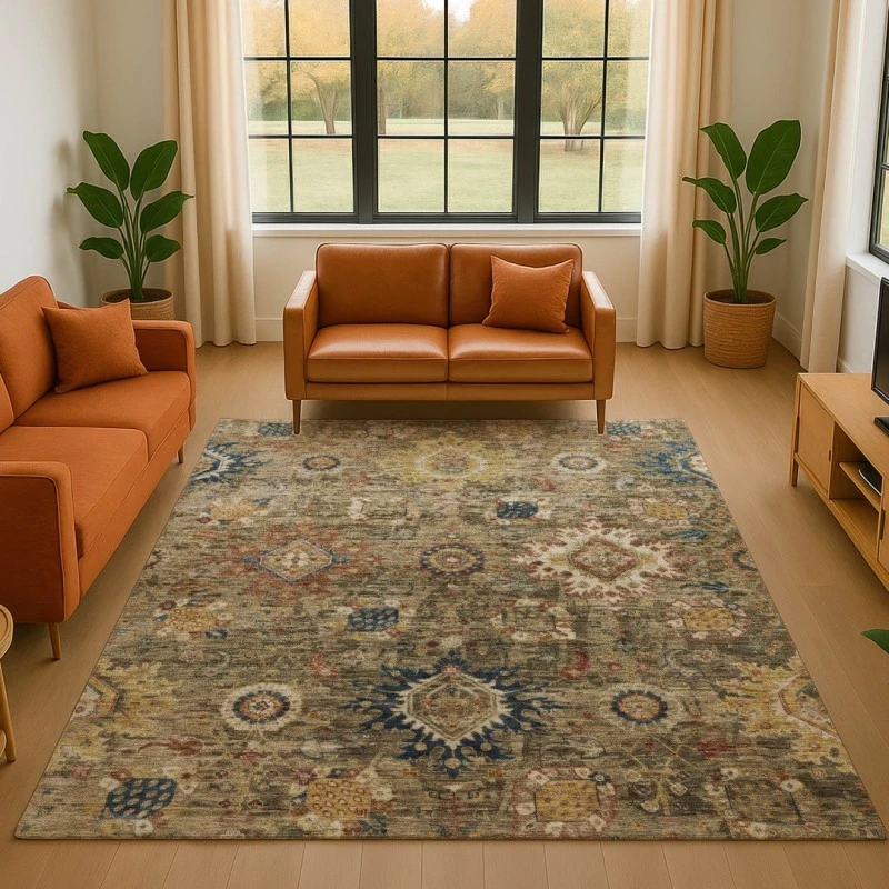 Addison Mayfield Brown AMF1927 8ft. x 10ft. Rect. Rug