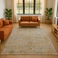 Addison Mayfield Brown AMF1930 - 8ft. Round Rug