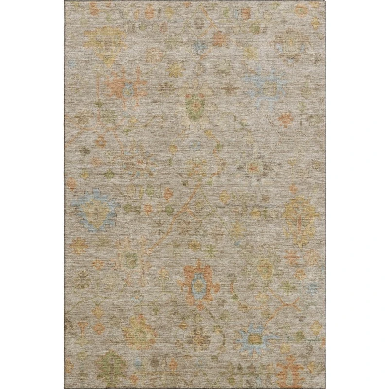 Addison Mayfield Brown AMF1930 - 8ft. Round Rug