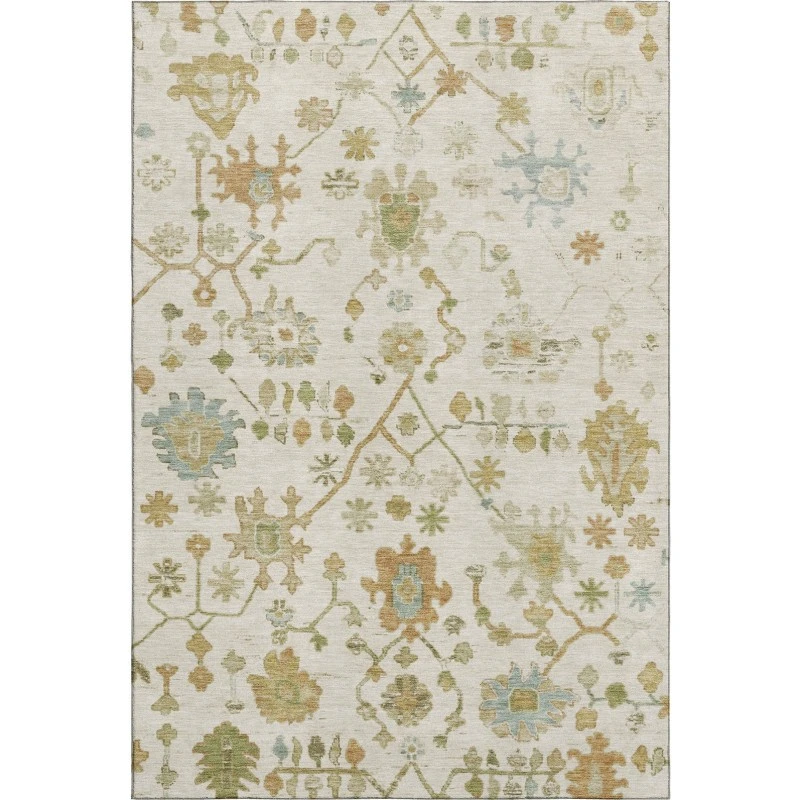 Addison Mayfield Ivory AMF1930 - 8ft. Round Rug