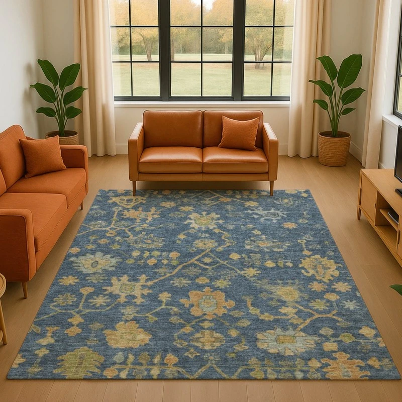 Addison Mayfield Blue AMF1930 9ft. x 12ft. Rect. Rug