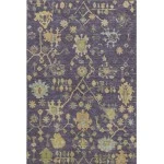 Addison Mayfield Purple AMF1930 - 8ft. Round Rug