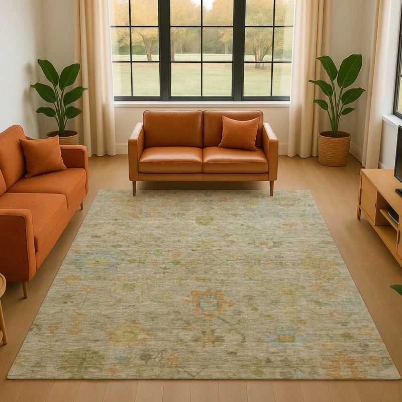 Addison Mayfield Green AMF1930 2ft. 3in. x 7ft. 6in. Rect. Rug