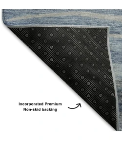 Addison Mayfield Blue AMF1933 - 8ft. Round Rug