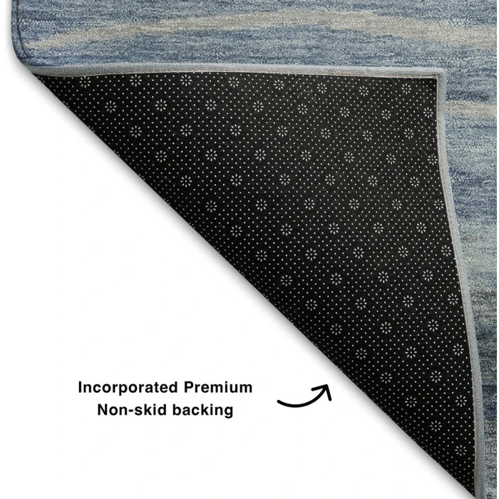 Addison Mayfield Blue AMF1933 - 8ft. Round Rug