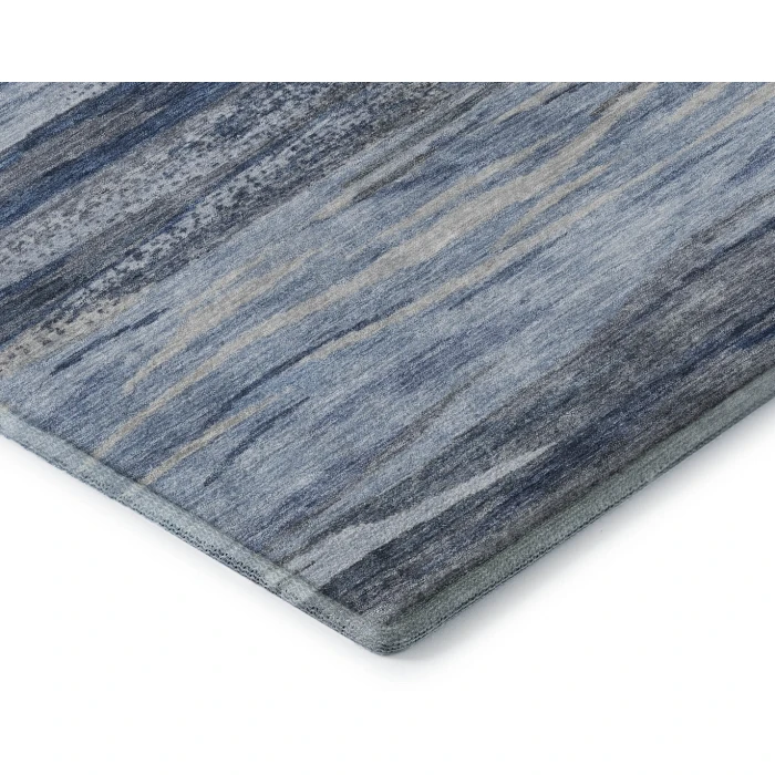 Addison Mayfield Blue AMF1933 - 8ft. Round Rug