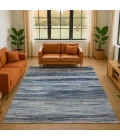 Addison Mayfield Blue AMF1933 - 8ft. Round Rug