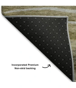 Addison Mayfield Brown AMF1933 - 8ft. Round Rug