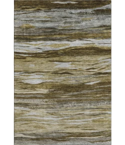 Addison Mayfield Brown AMF1933 - 8ft. Round Rug