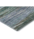 Addison Mayfield Teal AMF1933 - 8ft. Round Rug