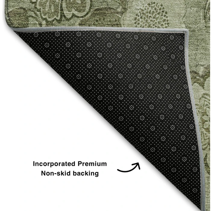 Addison Mayfield Green AMF1939 9ft. x 12ft. Rect. Rug