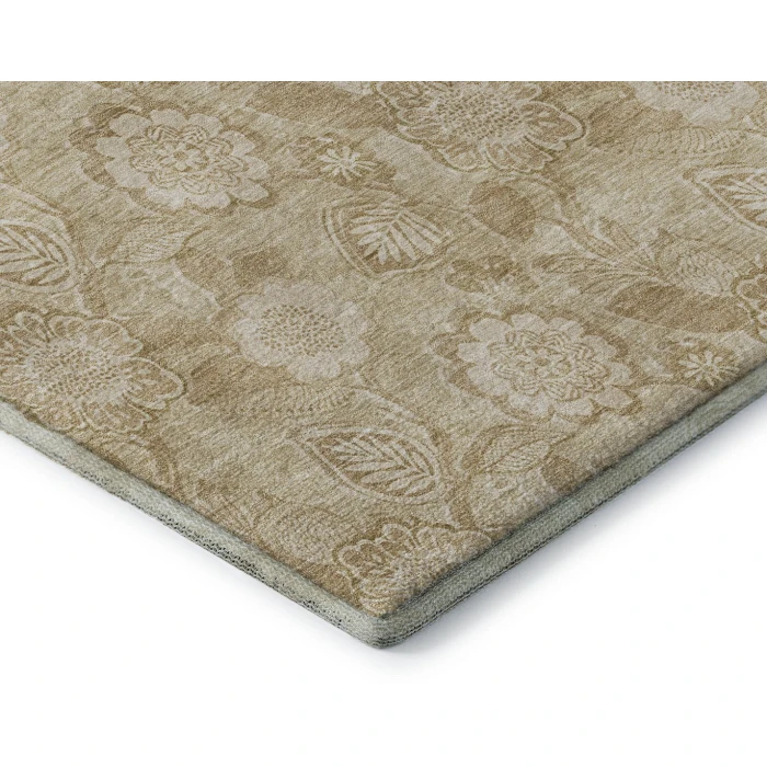 Addison Mayfield Brown AMF1939 - 8ft. Round Rug