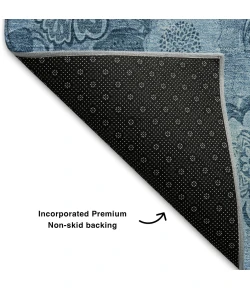 Addison Mayfield Blue AMF1939 2ft. 3in. x 7ft. 6in. Rect. Rug