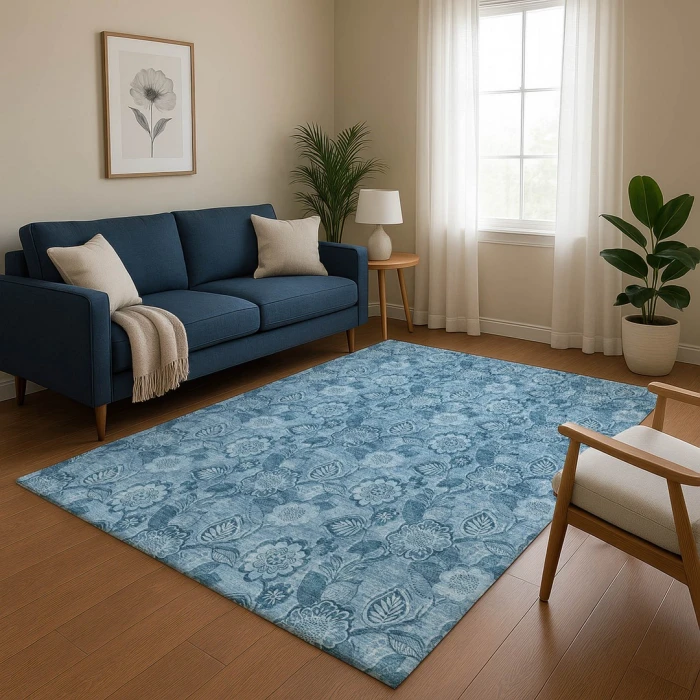 Addison Mayfield Blue AMF1939 2ft. 3in. x 7ft. 6in. Rect. Rug