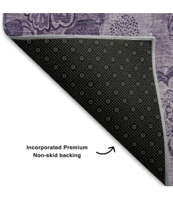 Addison Mayfield Purple AMF1939 - 8ft. Round Rug