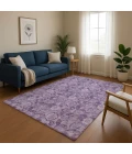 Addison Mayfield Purple AMF1939 - 8ft. Round Rug