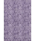 Addison Mayfield Purple AMF1939 - 8ft. Round Rug