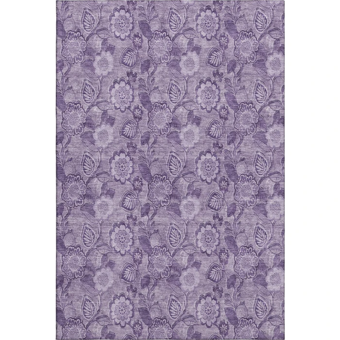Addison Mayfield Purple AMF1939 - 8ft. Round Rug