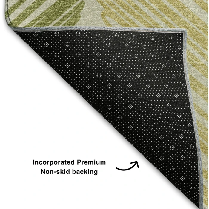 Addison Mayfield Green AMF1942 - 8ft. Round Rug