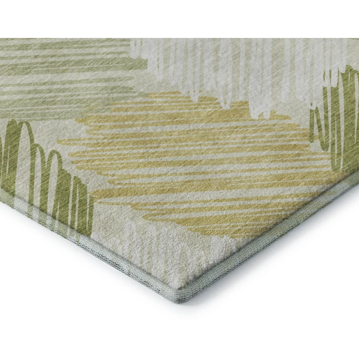 Addison Mayfield Green AMF1942 - 8ft. Round Rug