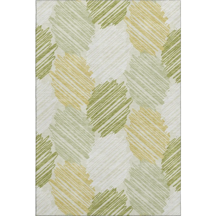 Addison Mayfield Green AMF1942 - 8ft. Round Rug