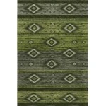 Addison Mayfield Green AMF1943 - 8ft. Round Rug