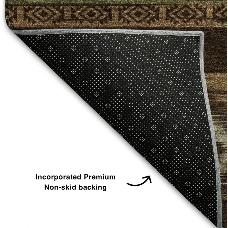 Addison Mayfield Brown AMF1943 - 8ft. Round Rug