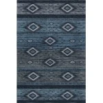 Addison Mayfield Teal AMF1943 - 8ft. Round Rug