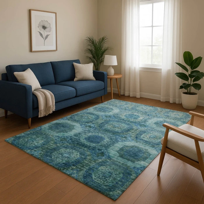Addison Mayfield Blue AMF1944 8ft. x 10ft. Rect. Rug