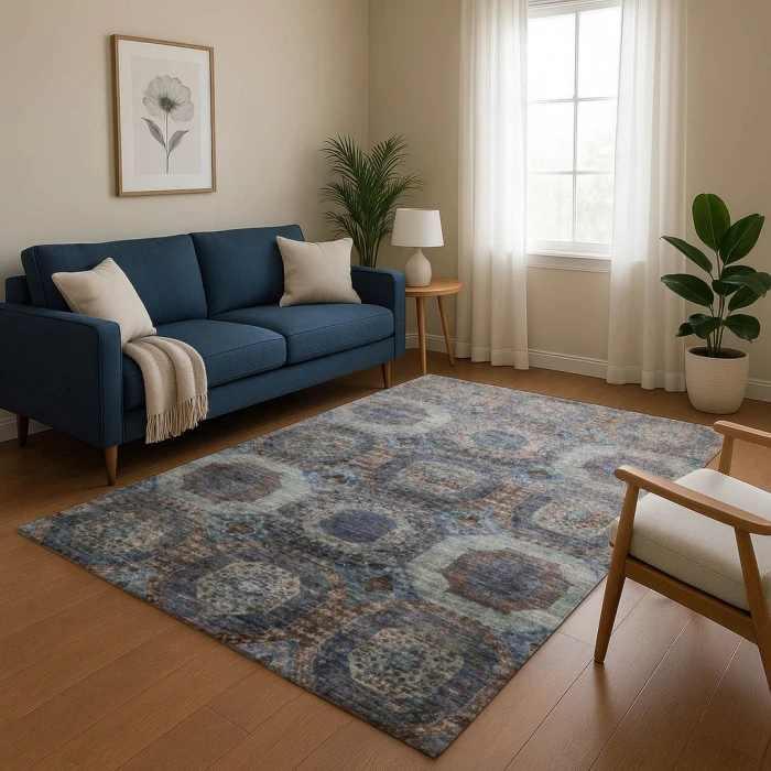 Addison Mayfield Teal AMF1944 2ft. 3in. x 7ft. 6in. Rect. Rug