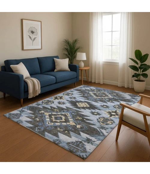 Addison Mayfield Blue AMF1945 2ft. 3in. x 7ft. 6in. Rect. Rug