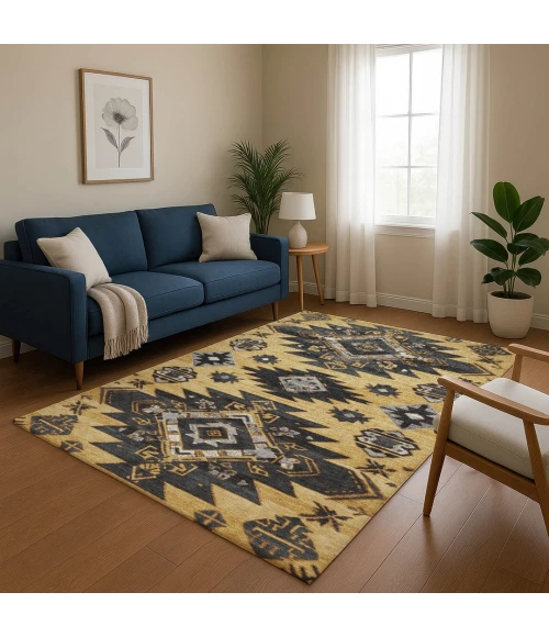 Addison Mayfield Gold AMF1945 2ft. 3in. x 7ft. 6in. Rect. Rug