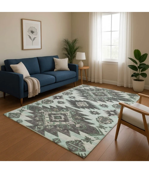 Addison Mayfield Green AMF1945 2ft. 3in. x 7ft. 6in. Rect. Rug