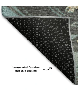 Addison Mayfield Teal AMF1945 8ft. x 10ft. Rect. Rug
