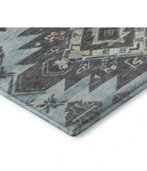 Addison Mayfield Teal AMF1945 8ft. x 10ft. Rect. Rug