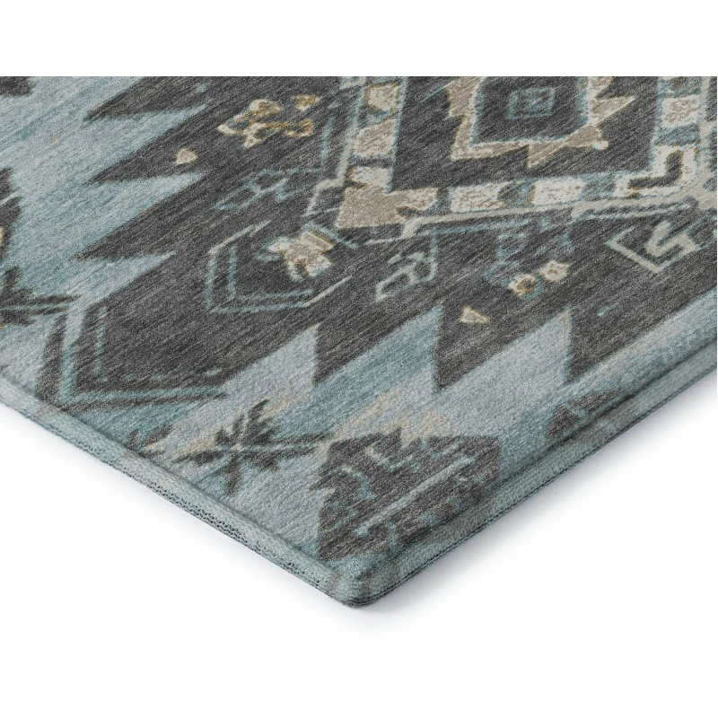Addison Mayfield Teal AMF1945 9ft. x 12ft. Rect. Rug