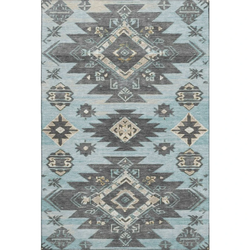 Addison Mayfield Teal AMF1945 9ft. x 12ft. Rect. Rug