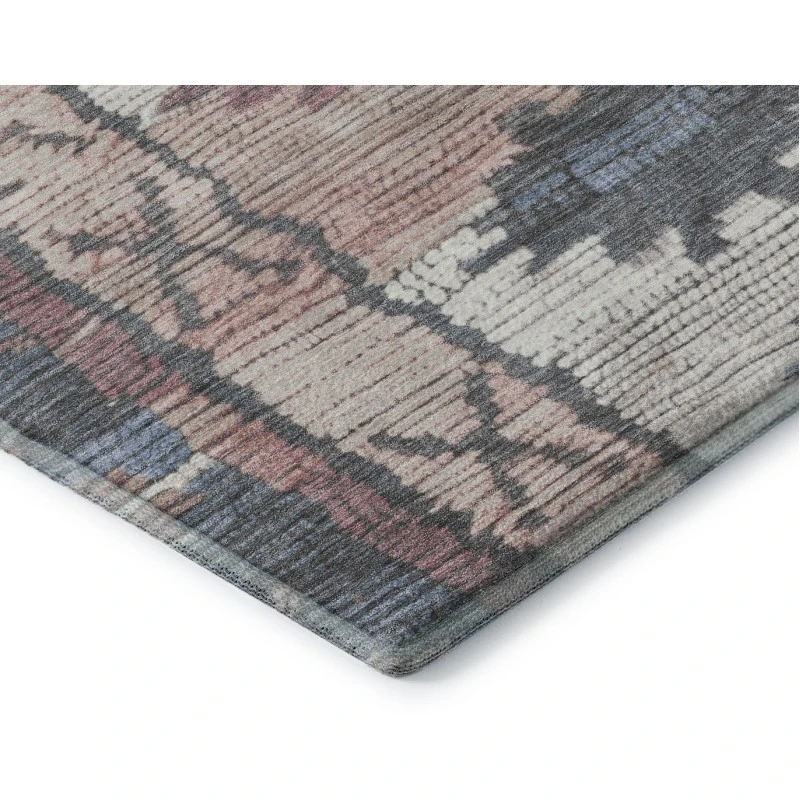 Addison Mayfield Blue AMF1946 - 8ft. Round Rug