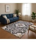 Addison Mayfield Purple AMF1947 5ft. x 7ft. 6in. Rect. Rug
