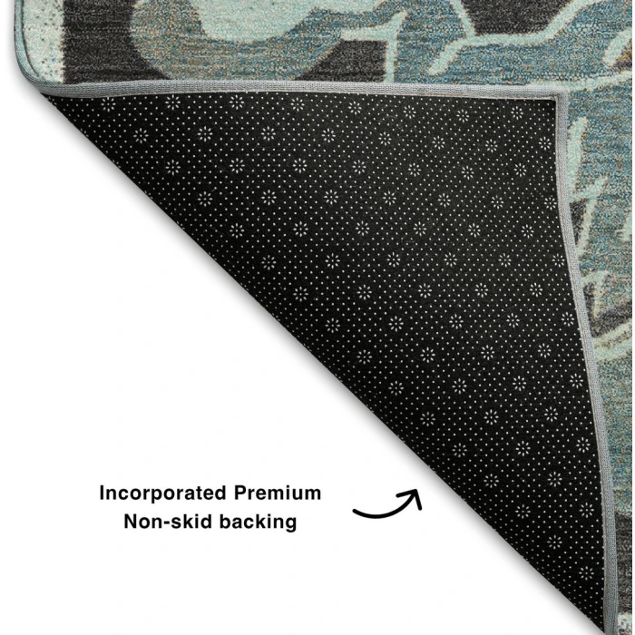 Addison Mayfield Teal AMF1947 5ft. x 7ft. 6in. Rect. Rug