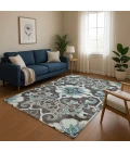 Addison Mayfield Teal AMF1947 5ft. x 7ft. 6in. Rect. Rug