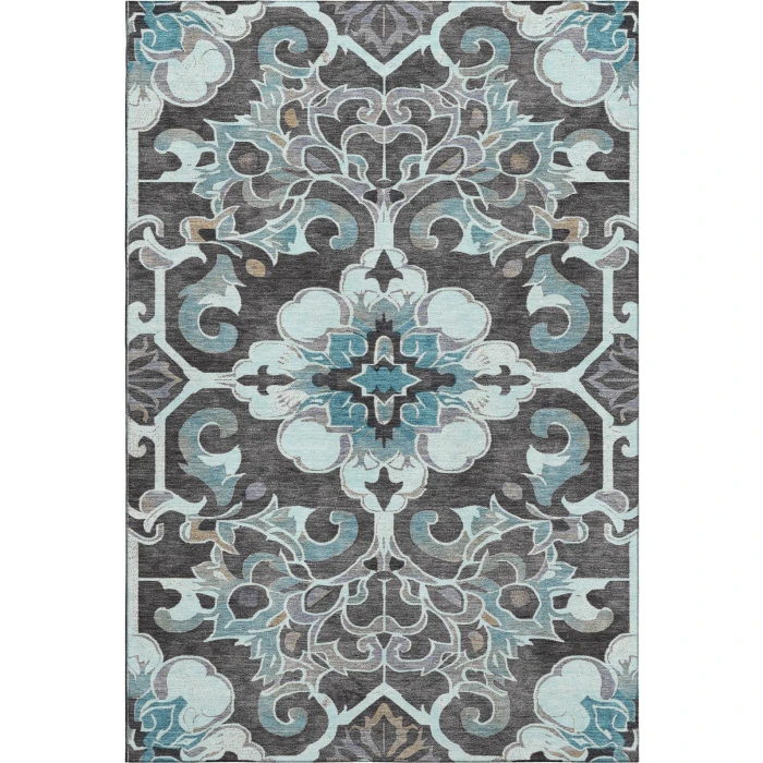 Addison Mayfield Teal AMF1947 5ft. x 7ft. 6in. Rect. Rug