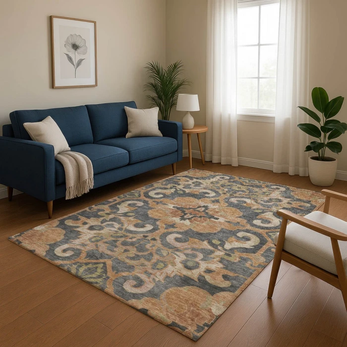 Addison Mayfield Orange AMF1947 5ft. x 7ft. 6in. Rect. Rug