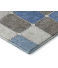 Addison Mayfield Blue AMF1948 - 8ft. Round Rug