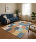 Addison Mayfield Orange AMF1948 - 8ft. Round Rug