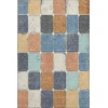 Addison Mayfield Orange AMF1948 - 8ft. Round Rug