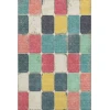 Addison Mayfield Teal AMF1948 - 8ft. Round Rug
